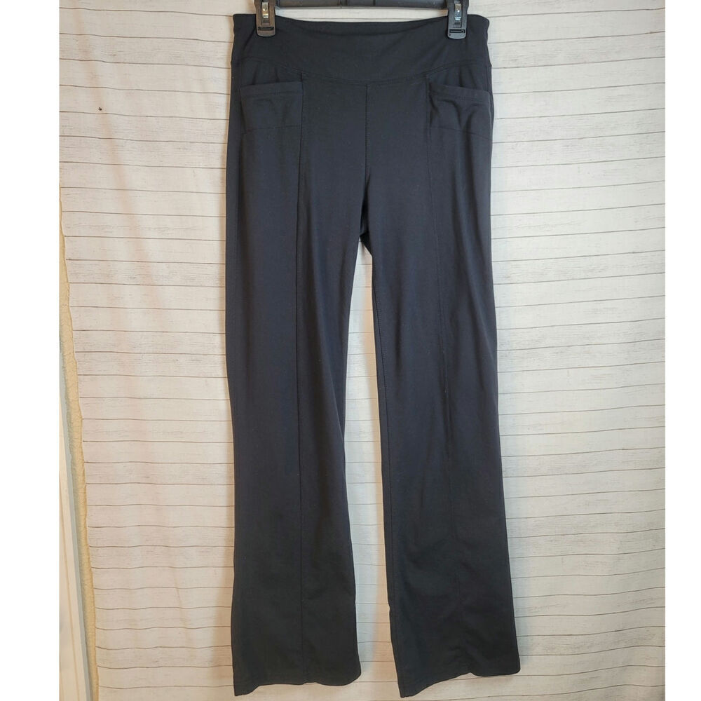 Athleta Tech Stretch Metro Classic Yoga Pants in Black, sz Medium